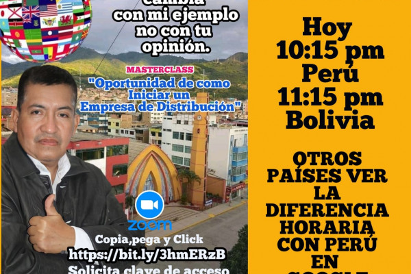 Presentación de oportunidades de negocio