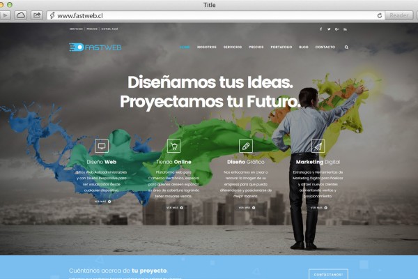 Sitio Web FASTWEB